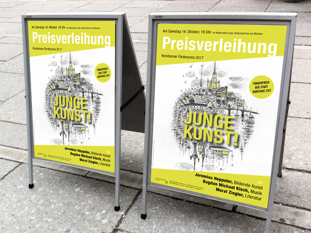 Plakat Förderpreis Junge Kunst